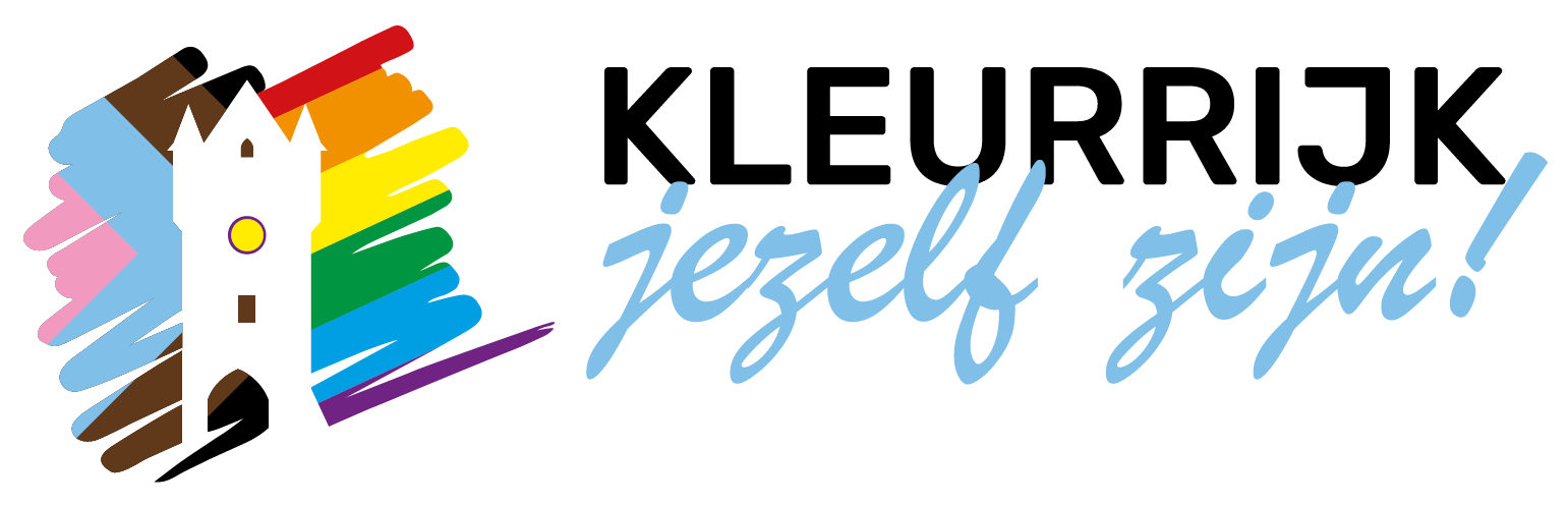 Logo kleurrijk jezelf zijn